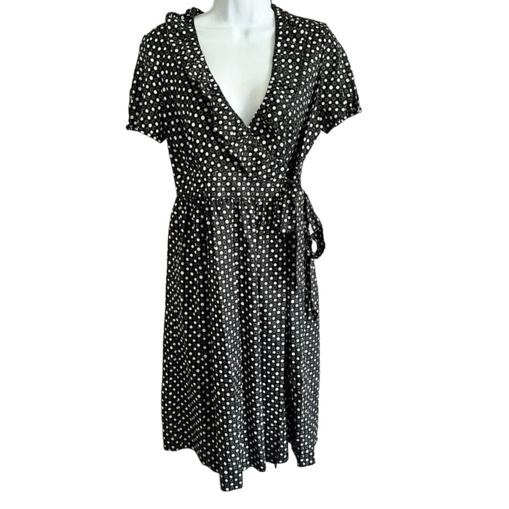 Polka Dot Wrap Dress